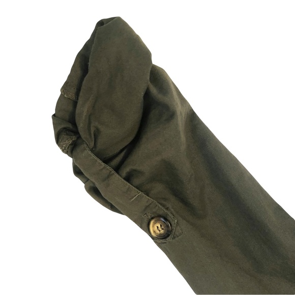 Fashion Army Green Army Jacket 100% Cotton - Picture 5 of 13